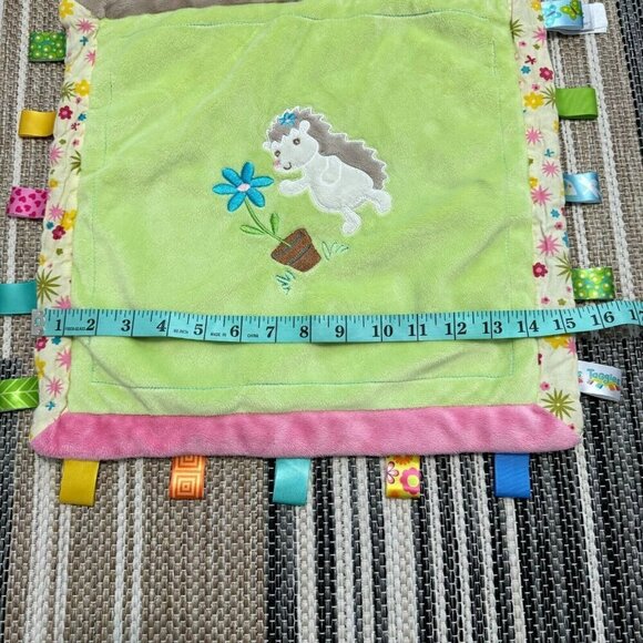 Mary Meyer Baby Taggies Signature Collection Hedgehog Lovey Security Blanket - Picture 9 of 10